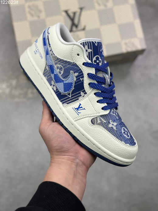 春季特惠💰320 Air Jordan 1 Low AJ1 WH LV 乔1 复古文化休闲运动篮球鞋 商品图0
