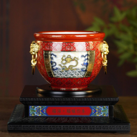 【彼达思】同心同梦福海·龙耀九州摆件