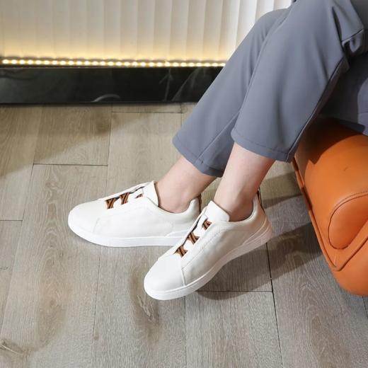 李现同款头层牛皮板鞋 商品图0