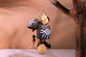 手工果壳风铃挂件