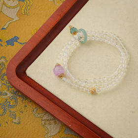 ²【安然水晶】蓝月光石手串（生肖蛇/猴）LS-471 HM02-CRMM-ARSJ