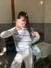 <曾小咸推荐>3.6现货秒杀 ！微信超特价！韩系2色条纹假两件针织衫 日常159.99 立减80 秒杀79.99！！ 商品缩略图9