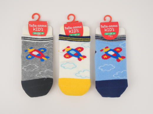 TUTUANNA 夏季棉质儿童船袜 14~16CM 商品图1