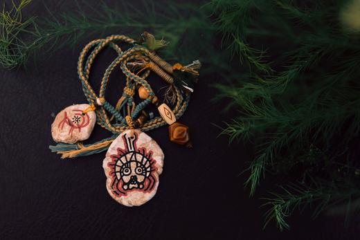 西夏风毛衣链 商品图2