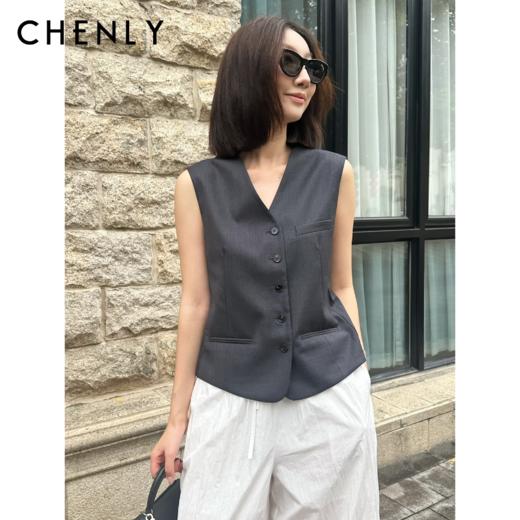 尘衣｜26SS精纺羊毛经典西装马甲 商品图0