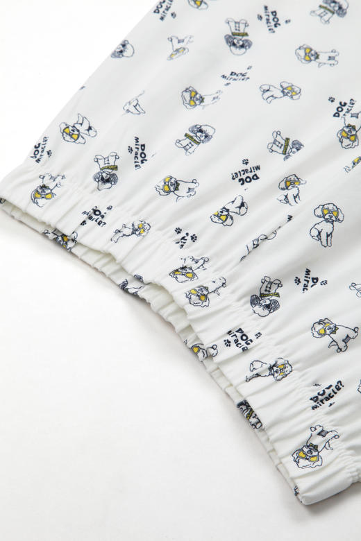 【潮酷小狗】舒雅童装男女童中性家居套装50%棉50%莫  3Z/26496H 商品图7