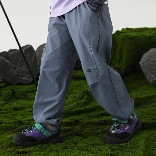 【Vonbonkids 山系户外单线格锦纶速干拼接收口登山裤K07C26062款】🔥 专业单线格锦纶速干拼接收口登山裤，娃户外撒欢不怕脏湿！ 商品图4