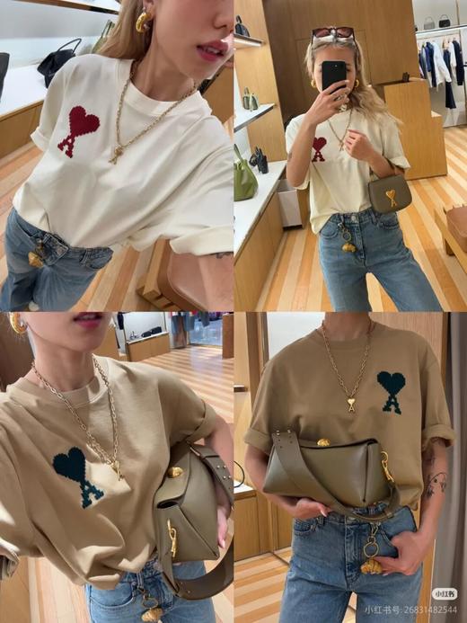 Am*26支双纱全棉立体剪裁 纯棉短袖T恤 商品图3