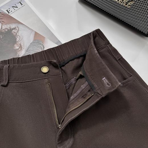 爆款3-7天发货！：isabelle marran美拉德咖中高腰直筒纯棉牛仔裤JS3692899 商品图4