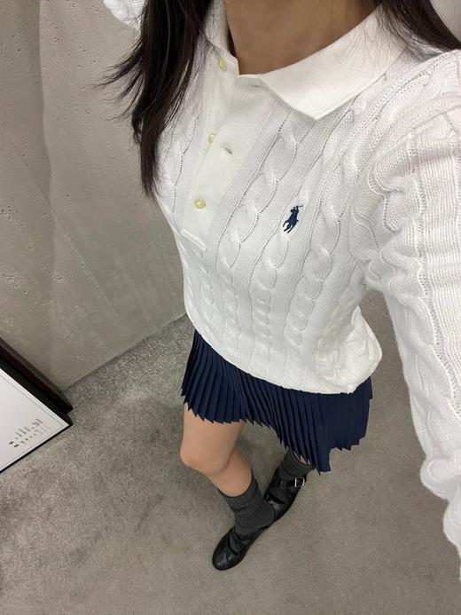 【高品质私服】【RL修身版绞花编织POLO衫】经典版型，优雅演绎，严选高品质纯棉材质G1171-CC【无标出货 介意慎拍】 商品图4