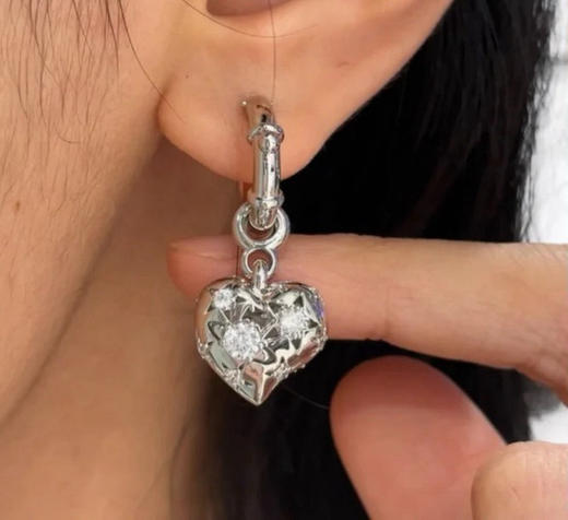 西太后 绝美立体爱心耳环（XTY） 商品图7