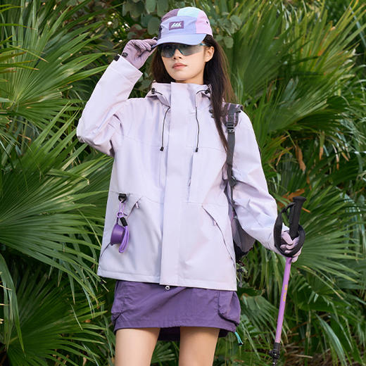 BINLE 多彩户外情侣款外套冲锋衣 防水防风 透气吸汗 柔软舒适 8色可选 商品图2