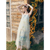 两三事梵高文艺迷醉森林2026春新款复古网纱拼接印花吊带裙连衣裙 商品缩略图2
