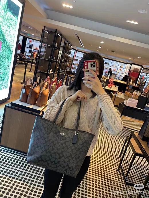 F030407新款吸扣大容量沙滩单面city托特包logo购物袋tote包 商品图4