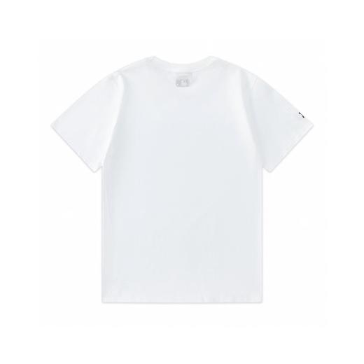 F030433字母印花款新品时尚复古圆领亲肤透气男女同款套头短袖T恤 商品图3