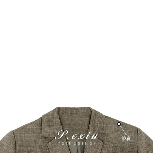 03-2潘依绣丁丁宠粉PanYiXiu/潘依绣秋冬新款廓形宽松气质休闲百搭长袖西装 K5512 商品图2