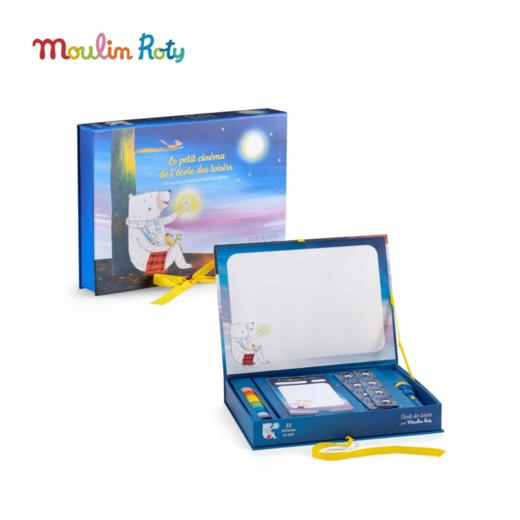 Moulin Roty 法式绘本影院：32个原创故事典藏盒 投影手电筒 适合4岁以上 亲子互动 激发想象力 提升语言组织能力 法国品牌-711114 商品图5