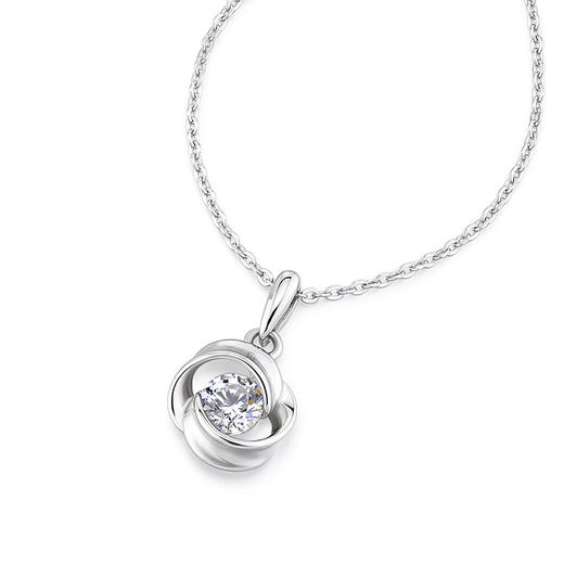 KADER卡蒂罗 四叶草项链 S925/S999纯银女锁骨链ins女士吊坠小众品牌 商品图3