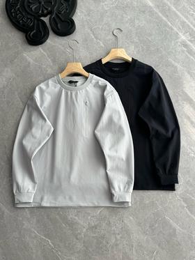 男士无缝长袖套头上衣】宽松版型