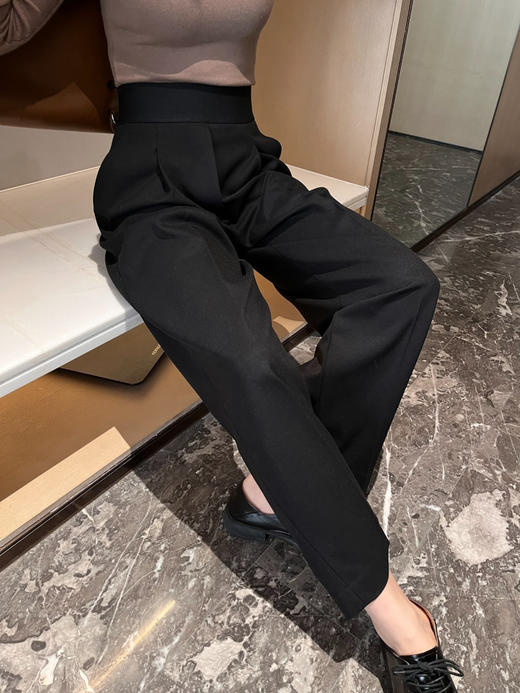 亚历山大wang女高腰褶西装裤长裤721401 商品图11