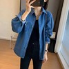 F030478春季新款水洗口袋兔子刺绣百搭复古牛仔衬衫上衣 商品缩略图12