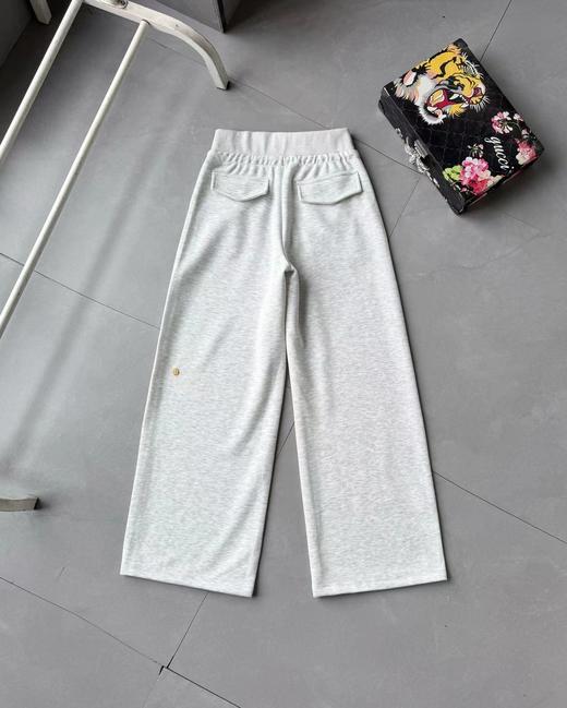 F030465新款休闲运动腰部抽绳设计瑜伽裤便捷百搭中腰阔腿卫裤 商品图6