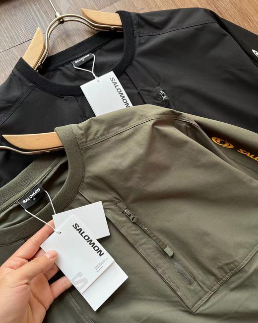 F0304104男款春夏休闲透气潮流圆领百搭宽松版型藏肉显腿长卫衣 商品图5