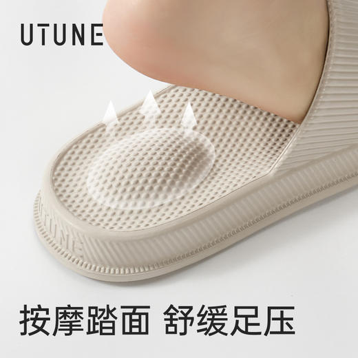 【2026新款】优调 按摩拖鞋 夏季浴室洗澡室内家居家用软底eva凉拖 男女同款 UXT1475 商品图3