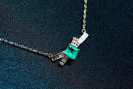 0.55克拉祖母绿项链 商品图6