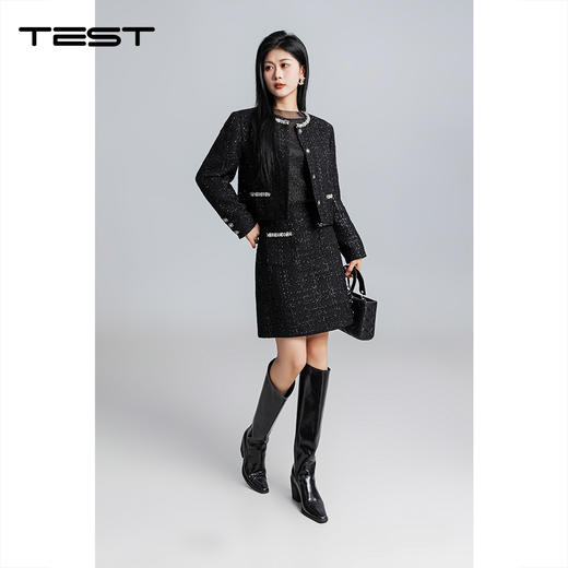 春上新两件套小洋装气质小香风套装裙4261004 商品图1