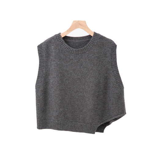 设计感叠穿针织背心 商品图1