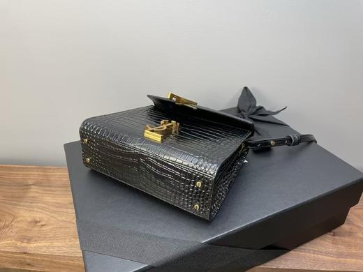 圣罗兰 CASSANDRA 20/24cm 鳄鱼纹 手提包 邮差包 信封包（CO） 商品图4