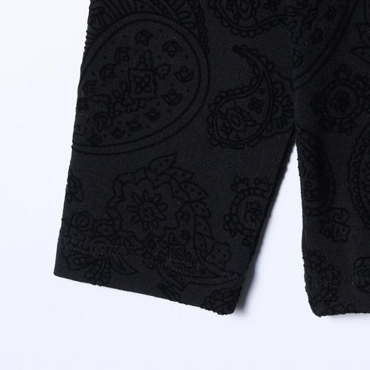 SDSA男士春夏新款痞帅男装潮牌时尚提花花卉圆领长袖T恤百搭舒适 商品图3