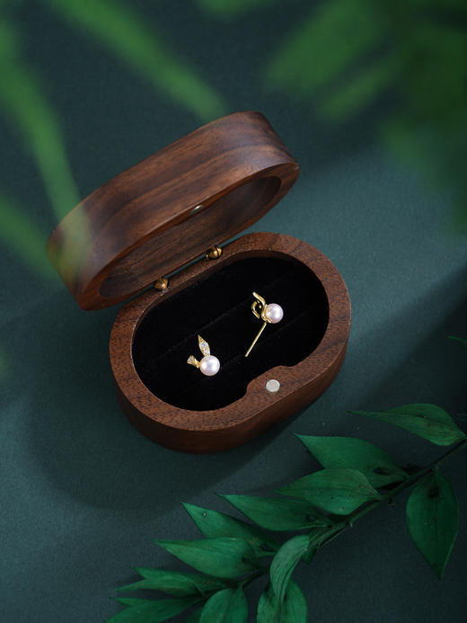 子佩集【垂耳萌兔】银S925珍珠惜王妃耳钉【QJED003】双色兔子2602 商品图6