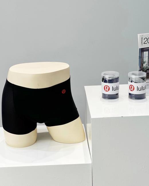 F0304106圆筒礼盒装无痕网面冰丝轻薄透气柔软平角男士内裤三条装 商品图10