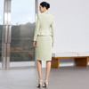 IWY/淡绿色西装裙女春轻熟收腰包臀裙通勤OL新25Q920 商品缩略图8