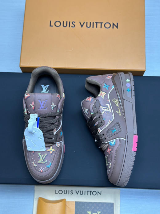 春季特惠💰650 LV 公司级 # 驴牌 Trainer 低帮休闲板鞋 商品图7