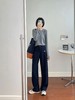 F030479春夏季新水洗原色休闲亲肤百搭舒适松弛感阔腿牛仔裤 商品缩略图3
