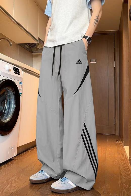 F030443新款高品质春舒适有型男女同款拼接潮流休闲裤长裤 商品图5