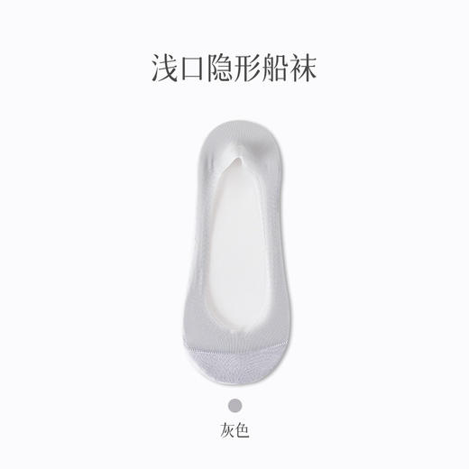 【自在无束缚❗️冰丝隐形船袜】冰感透气「告别闷脚黏腻」触感清凉丝滑，跟内置硅胶条，牢牢贴合肌肤，运动都不滑落，女袜棉底吸汗浅口隐形袜女士袜子L 商品图2