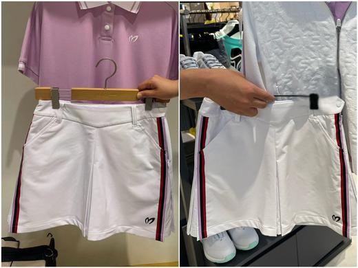 兔耳朵🐰家新款女士撞色织带裙裤来了！纯原改洗水标版本发货❗️有点微裙裤的造型，极具复古腔调，轻松焕亮穿搭层次！裙裤的设定运动风十足，以裤子+半裙的设定整个设计非常人性化，颜值也是绝美! 商品图0