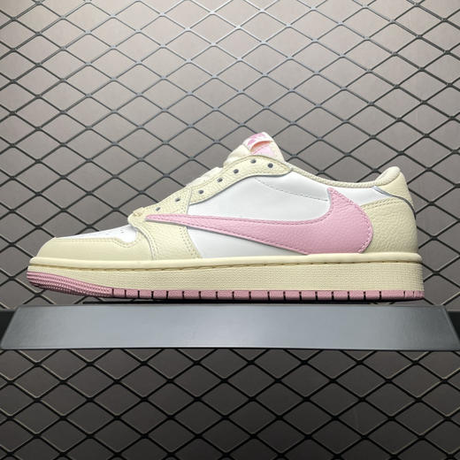 春季特惠💰430 公司级 # Travis Scott x Air Jordan 1 AJ1乔1低帮倒钩 商品图0