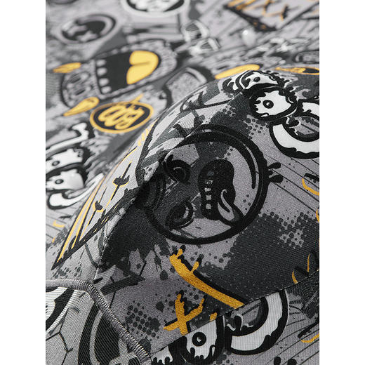 GXG男士内裤【3条装】莫代尔棉质灰色搞怪涂鸦印花内裤男 25年春夏热卖 商品图4