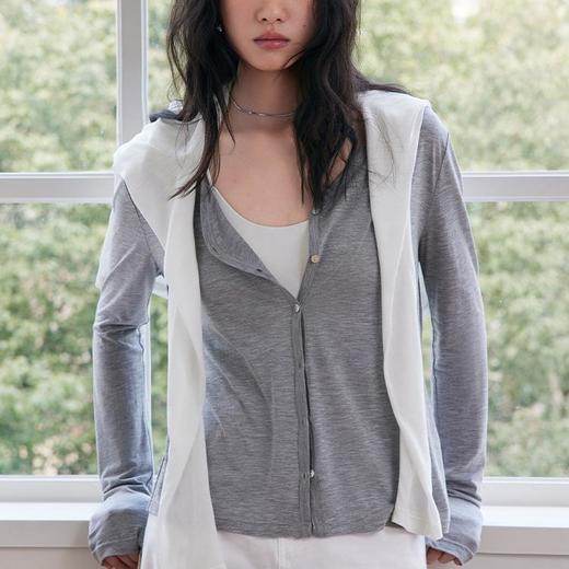 东方春韵🌿TOP打底【天丝腈纶·清风开衫】买一送一！进口天丝奢纺，轻裹半生雅致｜轻薄保暖，高弹抗变形久穿不松垮｜一衣顶四件，通勤踏青皆合宜！ 商品图6