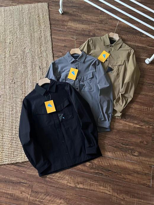 F030432户外轻量防晒轻量快干百搭立体剪裁长袖男款衬衫 商品图0