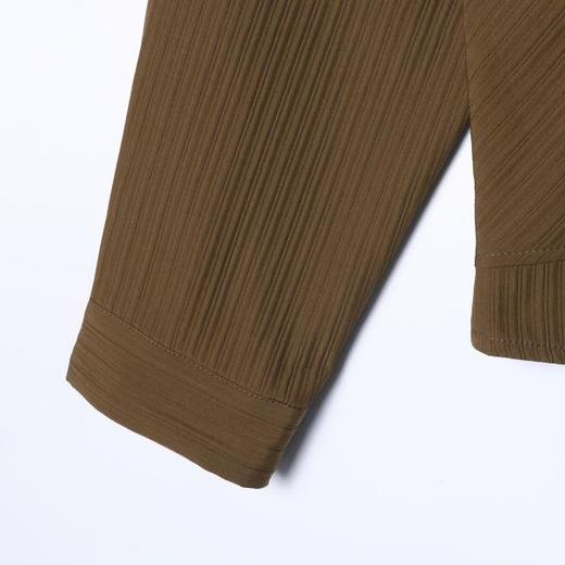 SDSA男装2026新款潮牌极简风立领夹克男女同款肌理宽松拉链外套 商品图3