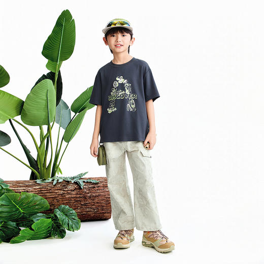 【实体店同款】男童圆领短袖针织衫夏季新款安奈儿童装AB621117 商品图3