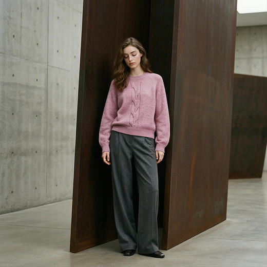 PALUOPO/PL圆领插肩女衫ET20058R-C/约重255g帕罗 商品图5