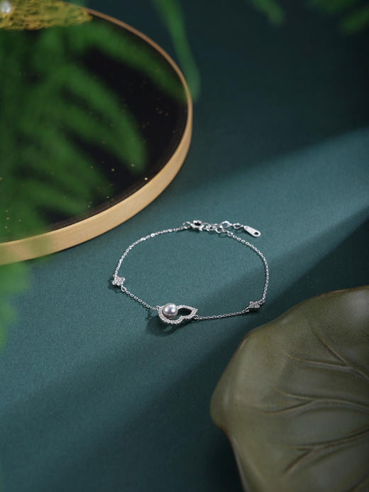 子佩集【福禄璀璨】银S925珍珠惜王妃套链手链【QJTL002】葫芦四叶草2602 商品图7