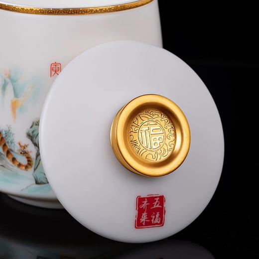 聚德圆把冰种亚光三件杯 商品图2